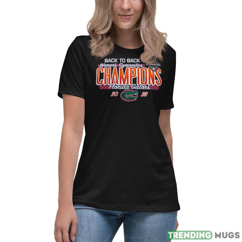 Florida Gators Back To Back Womens Gymnastics Champions 2023 shirt Dark Shirt Florida Gators Back To Back Womens Gymnastics Champions 2023 shirt Dark Shirt