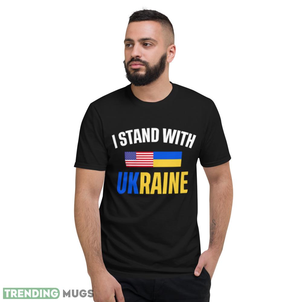 I Stand With Ukraine Flag Support America t shirt Dark Shirt I Stand With Ukraine Flag Support America t shirt Dark Shirt