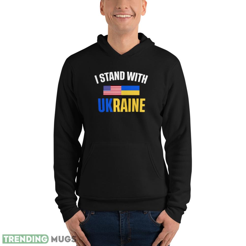 I Stand With Ukraine Flag Support America t shirt Dark Shirt I Stand With Ukraine Flag Support America t shirt Dark Shirt