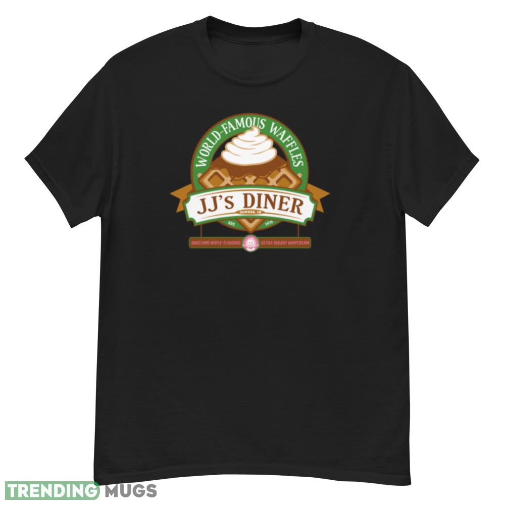 JJ's Diner T Shirt world famous waffles shirt Dark Shirt JJ's Diner T Shirt world famous waffles shirt Dark Shirt
