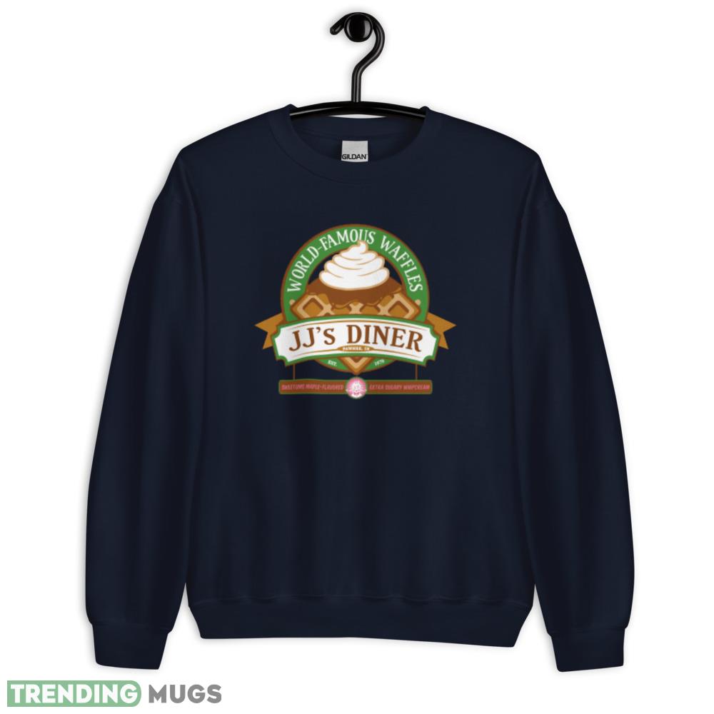JJ's Diner T Shirt world famous waffles shirt Dark Shirt JJ's Diner T Shirt world famous waffles shirt Dark Shirt