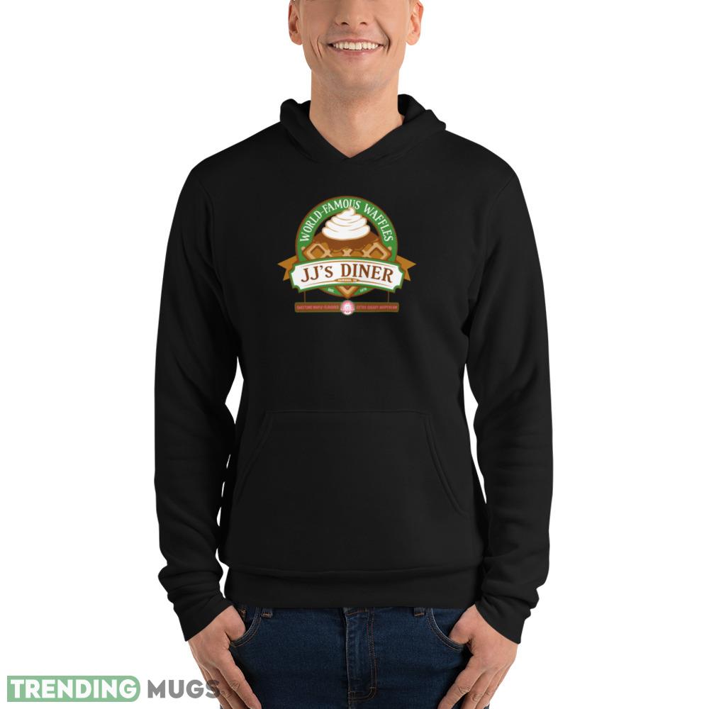 JJ's Diner T Shirt world famous waffles shirt Dark Shirt JJ's Diner T Shirt world famous waffles shirt Dark Shirt