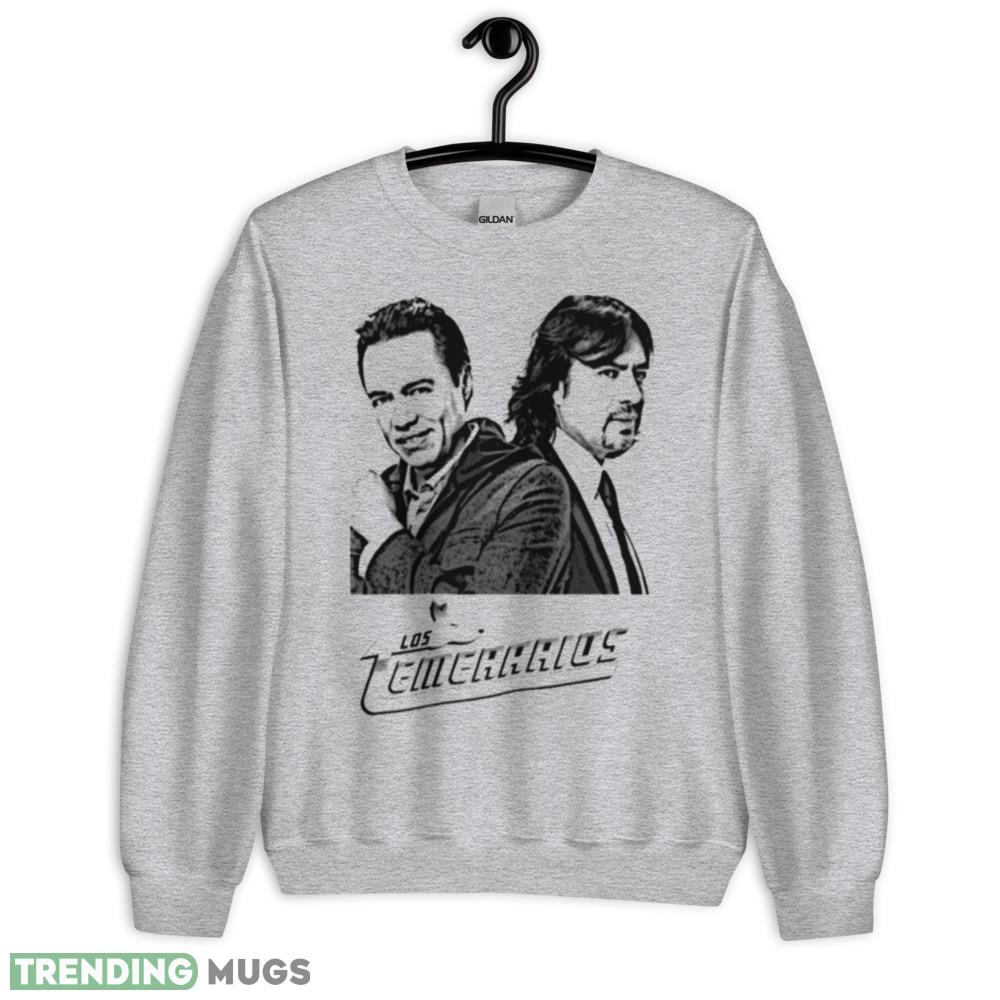 Los Temerarios opposite back Black And White shirt Light Shirt Los Temerarios opposite back Black And White shirt Light Shirt