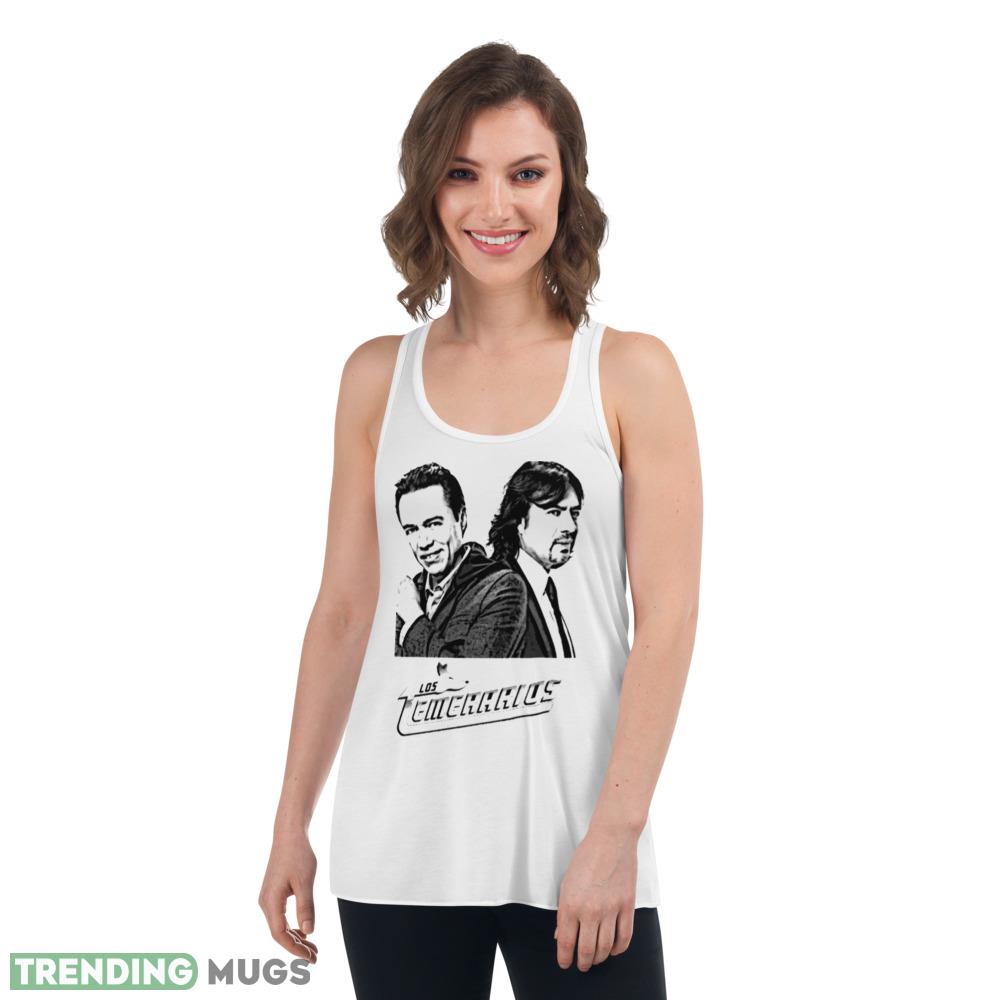 Los Temerarios opposite back Black And White shirt Light Shirt Los Temerarios opposite back Black And White shirt Light Shirt