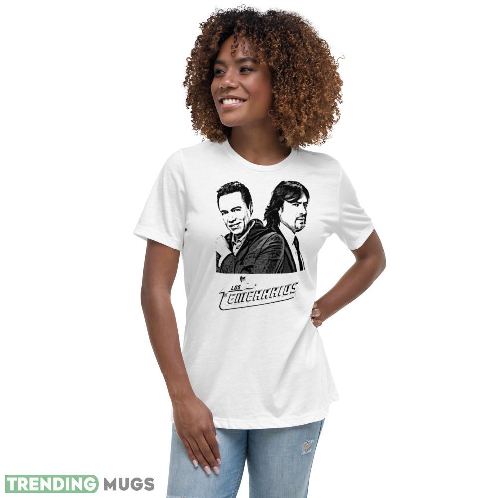 Los Temerarios opposite back Black And White shirt Light Shirt Los Temerarios opposite back Black And White shirt Light Shirt