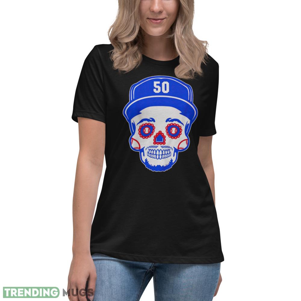 Mookie Betts 50 Sugar Skull shirt Dark Shirt Mookie Betts 50 Sugar Skull shirt Dark Shirt