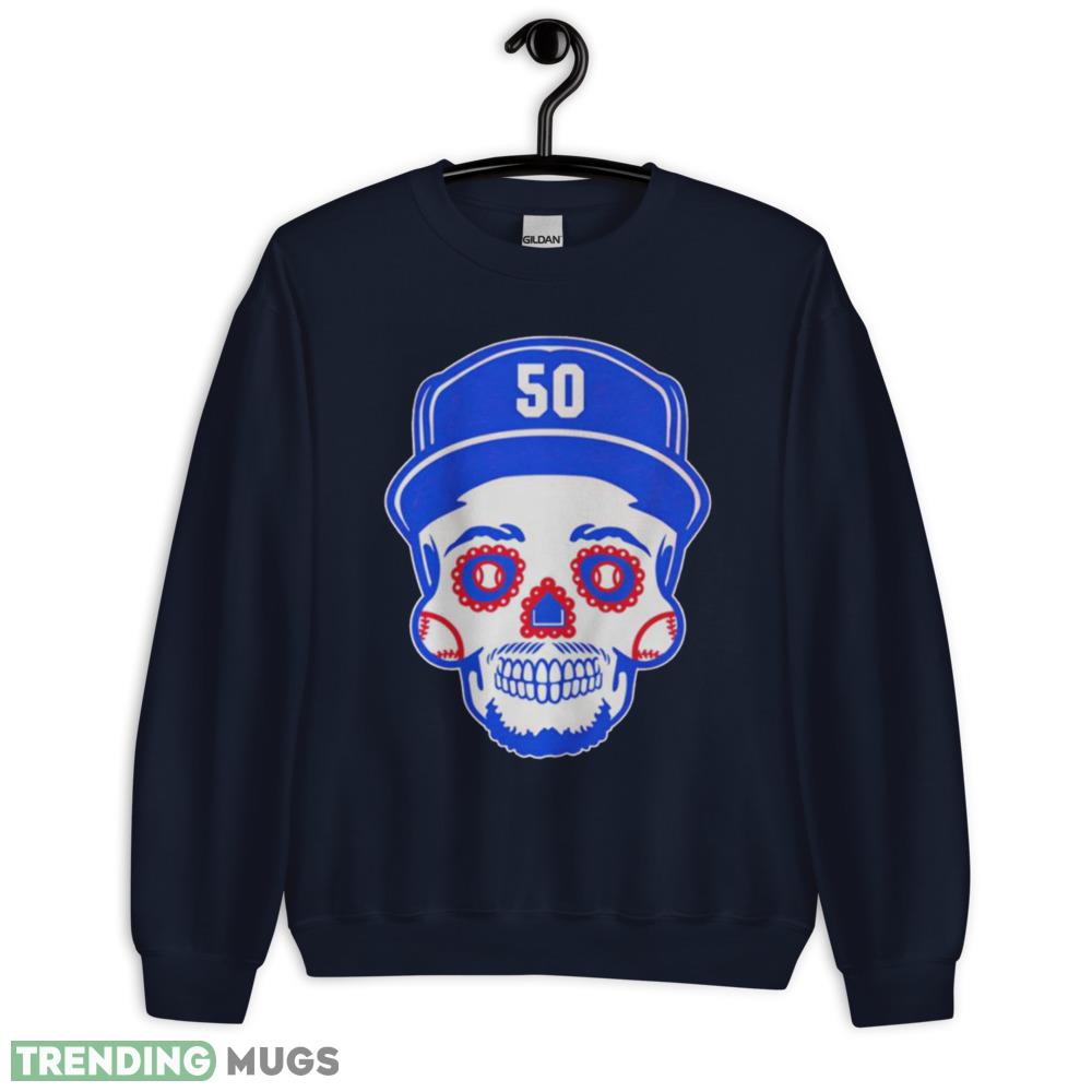 Mookie Betts 50 Sugar Skull shirt Dark Shirt Mookie Betts 50 Sugar Skull shirt Dark Shirt