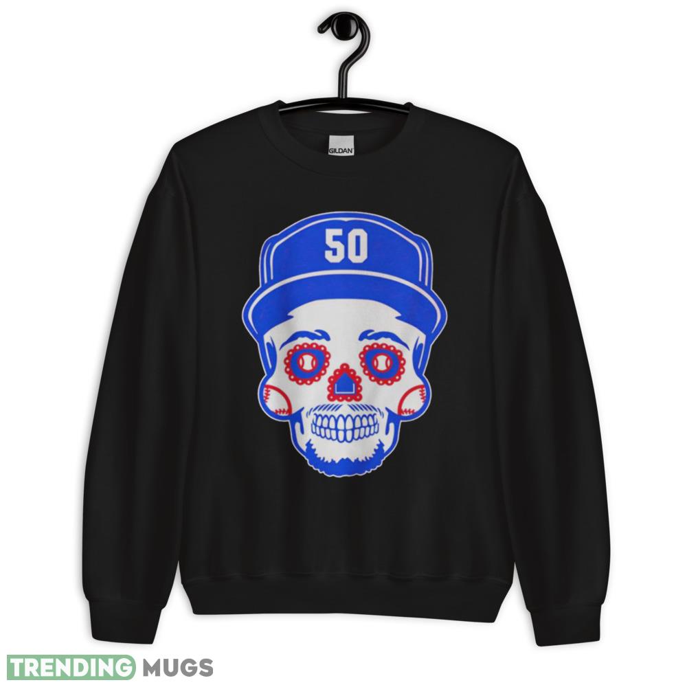 Mookie Betts 50 Sugar Skull shirt Dark Shirt Mookie Betts 50 Sugar Skull shirt Dark Shirt