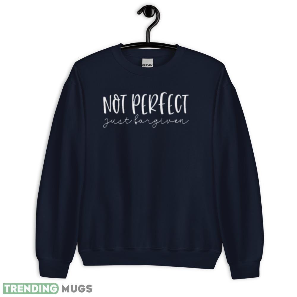 Not Perfect just Forgiven Womens Christian Shirt Dark Shirt Not Perfect just Forgiven Womens Christian Shirt Dark Shirt