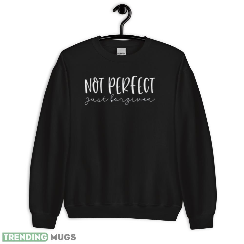 Not Perfect just Forgiven Womens Christian Shirt Dark Shirt Not Perfect just Forgiven Womens Christian Shirt Dark Shirt