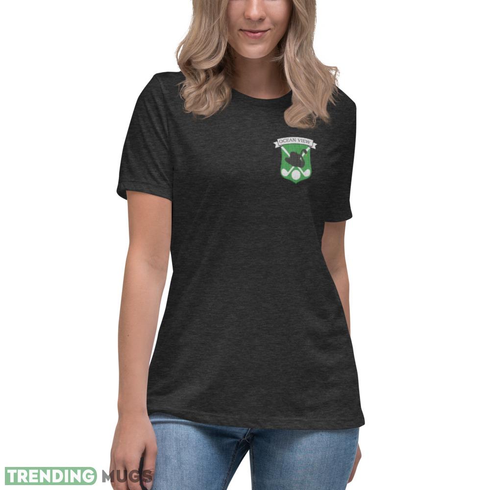 Ocean View Golf and Tennis Club Crest T Shirt Dark Shirt Ocean View Golf and Tennis Club Crest T Shirt Dark Shirt