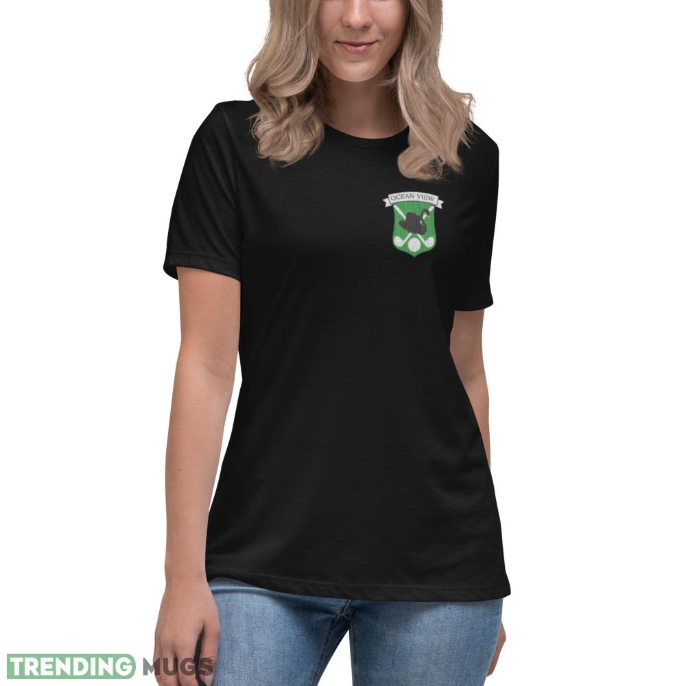 Ocean View Golf and Tennis Club Crest T Shirt Dark Shirt Ocean View Golf and Tennis Club Crest T Shirt Dark Shirt
