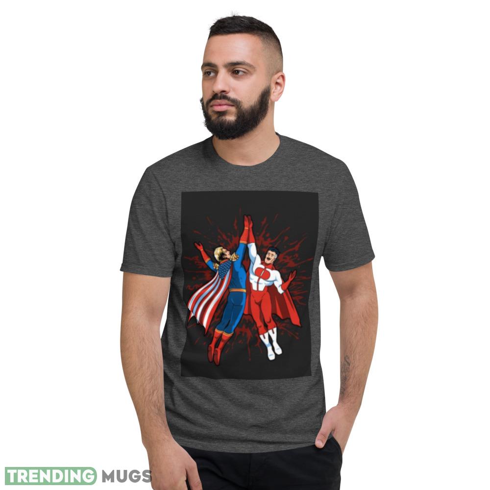 Omni Man vs Homelander funny shirt Dark Shirt Omni Man vs Homelander funny shirt Dark Shirt