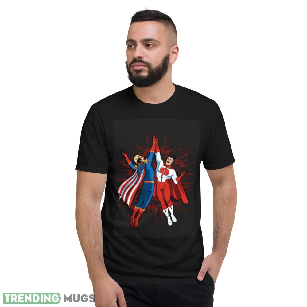 Omni Man vs Homelander funny shirt Dark Shirt Omni Man vs Homelander funny shirt Dark Shirt