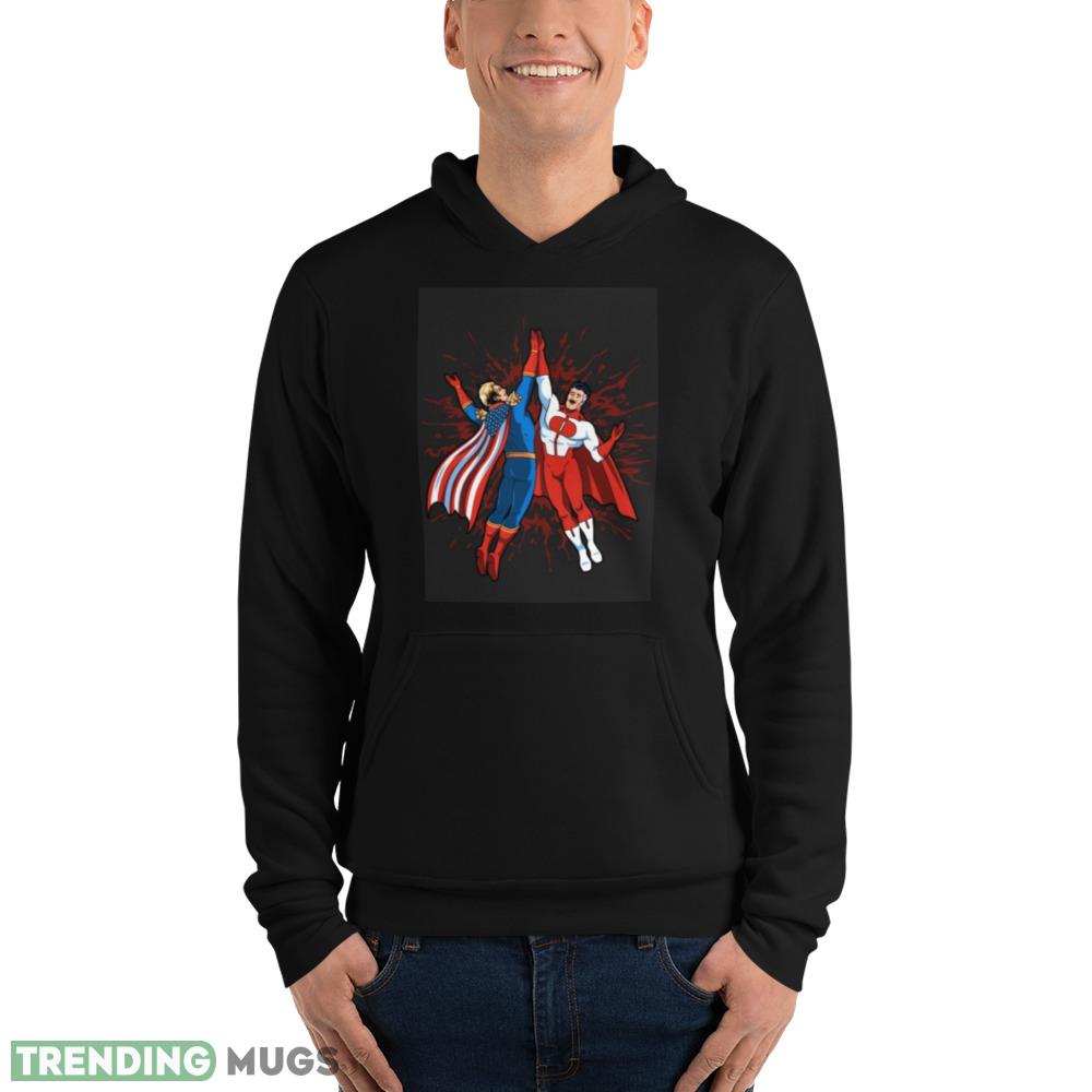 Omni Man vs Homelander funny shirt Dark Shirt Omni Man vs Homelander funny shirt Dark Shirt