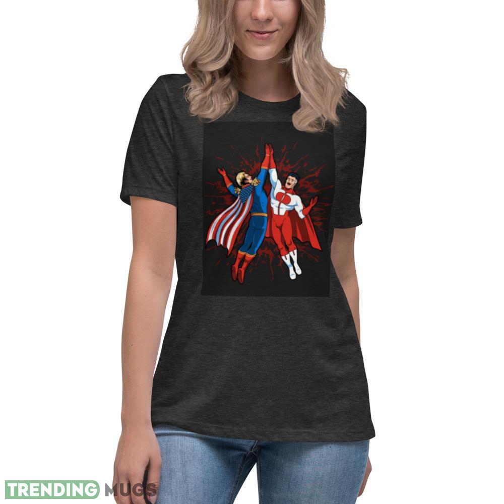 Omni Man vs Homelander funny shirt Dark Shirt Omni Man vs Homelander funny shirt Dark Shirt