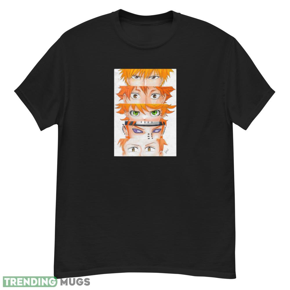 orange haired anime characters T Shir Dark Shirt orange haired anime characters T Shir Dark Shirt