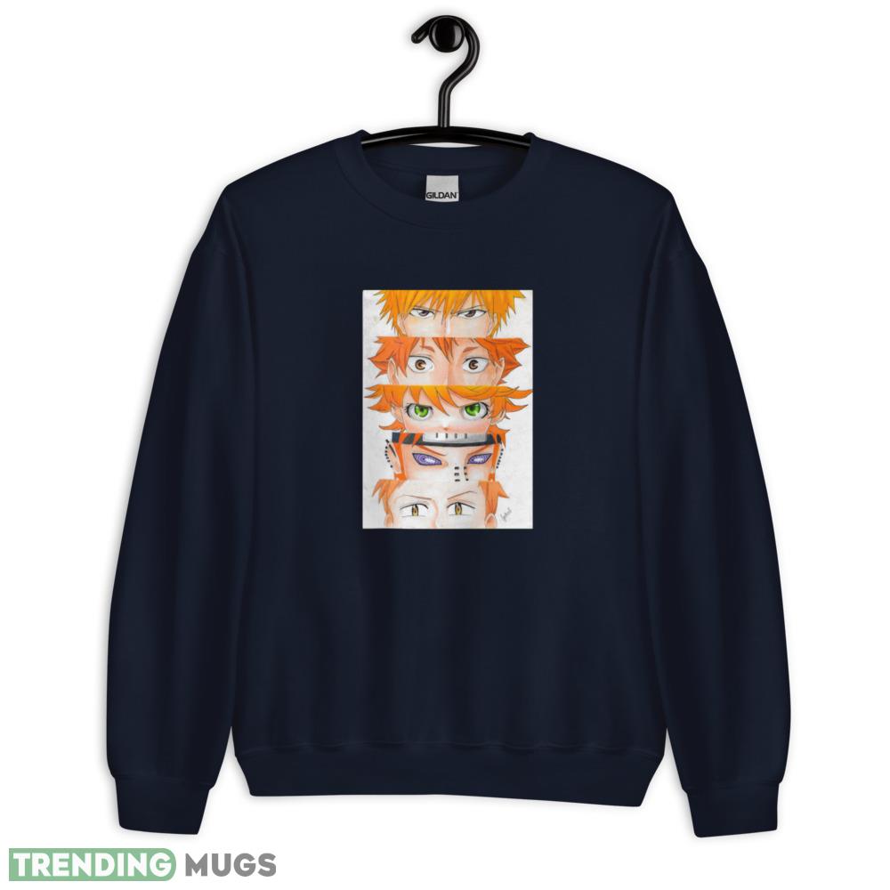 orange haired anime characters T Shir Dark Shirt orange haired anime characters T Shir Dark Shirt