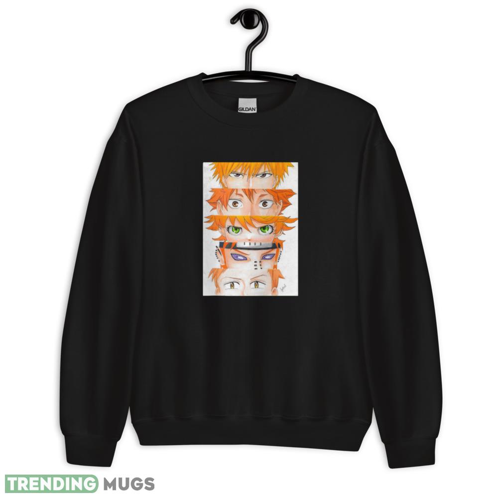 orange haired anime characters T Shir Dark Shirt orange haired anime characters T Shir Dark Shirt