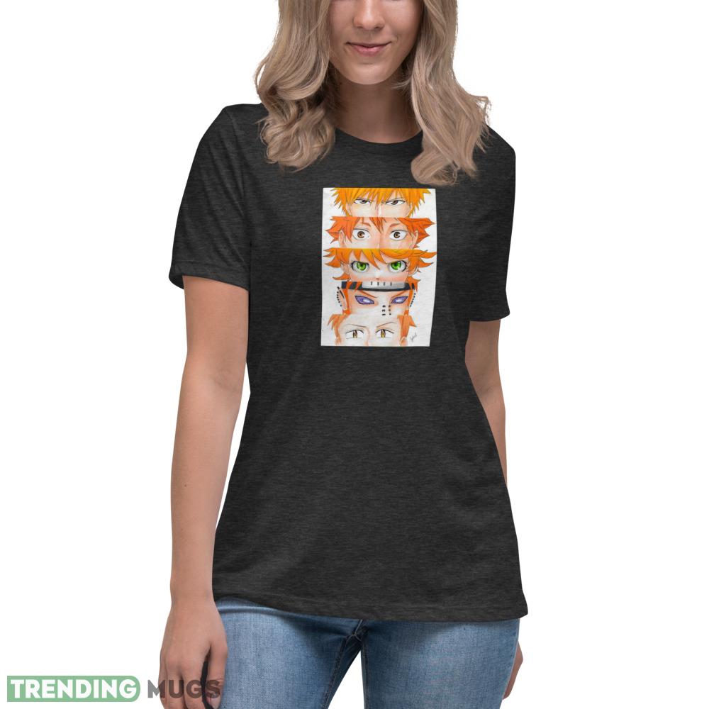 orange haired anime characters T Shir Dark Shirt orange haired anime characters T Shir Dark Shirt