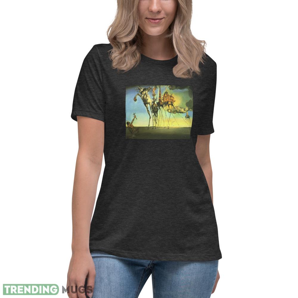 Painting The Temptation of St. Anthony Salvador Dali T Shirt T Shirt T Shirt Dark Shirt Painting The Temptation of St. Anthony Salvador Dali T Shirt T Shirt T Shirt Dark Shirt