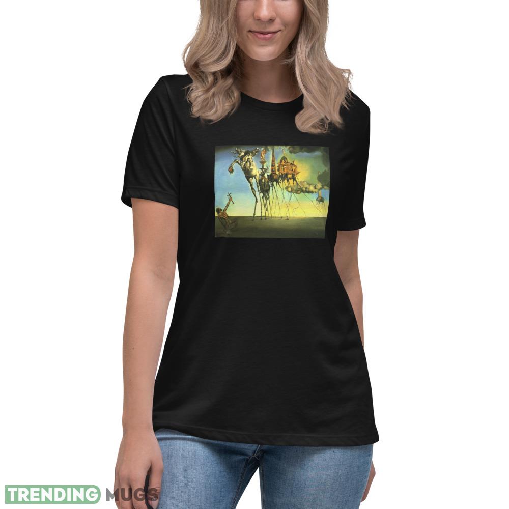 Painting The Temptation of St. Anthony Salvador Dali T Shirt T Shirt T Shirt Dark Shirt Painting The Temptation of St. Anthony Salvador Dali T Shirt T Shirt T Shirt Dark Shirt