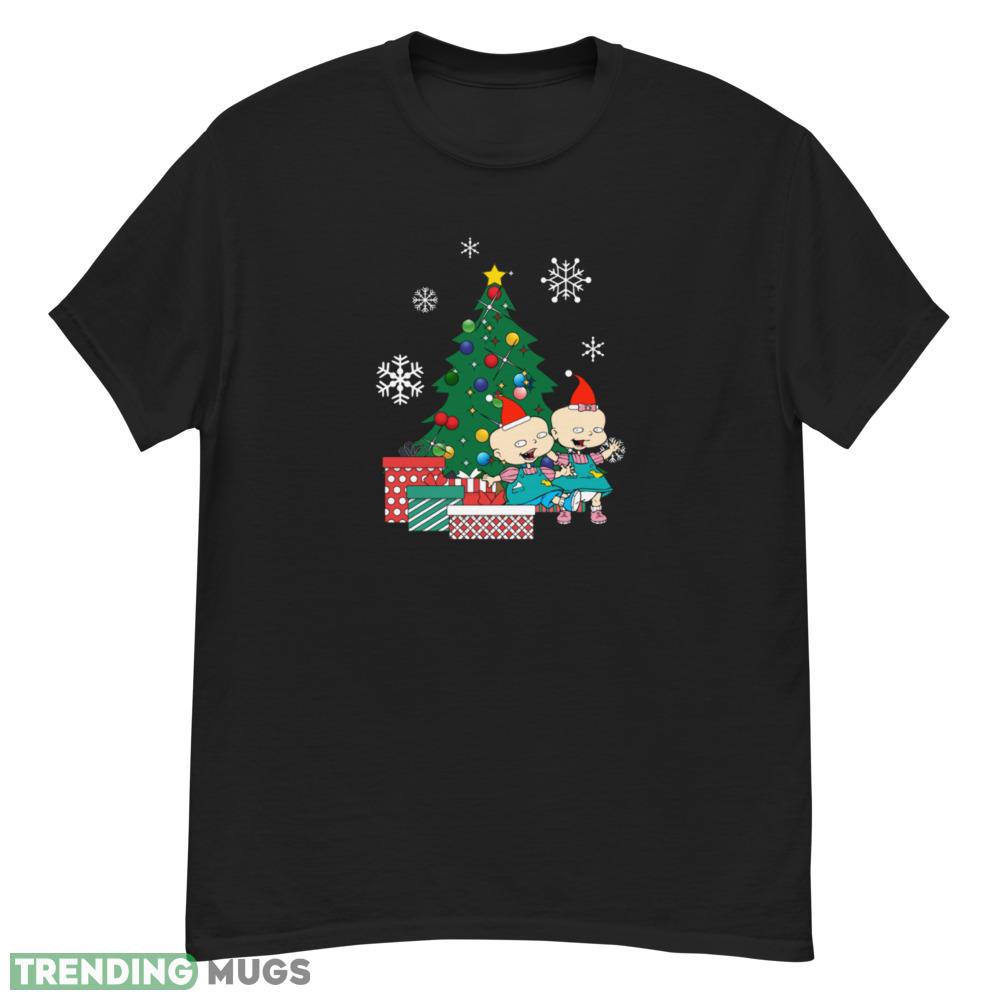 Phil And Lil Rugrats Around The Christmas Tree T Shirt Dark Shirt Phil And Lil Rugrats Around The Christmas Tree T Shirt Dark Shirt
