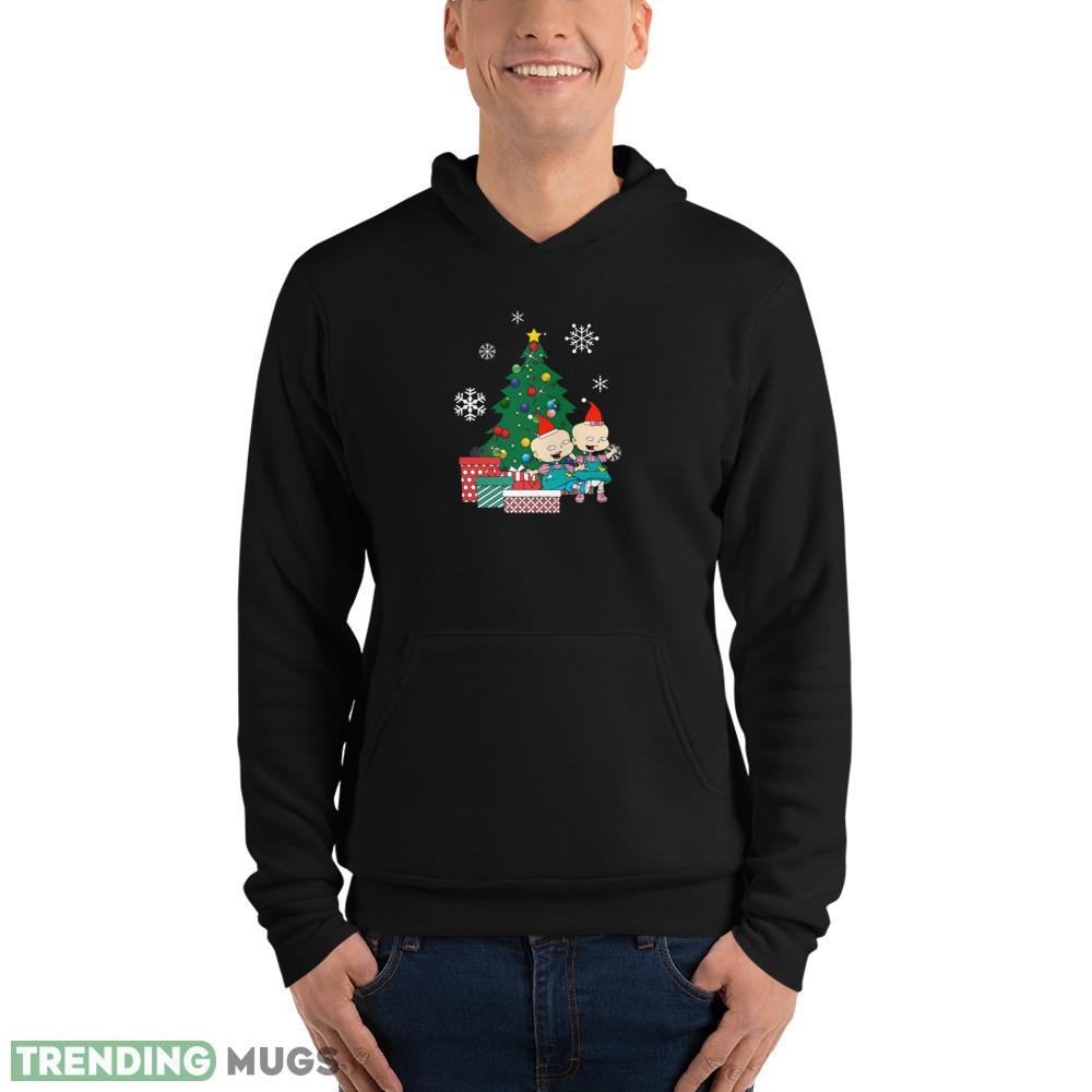 Phil And Lil Rugrats Around The Christmas Tree T Shirt Dark Shirt Phil And Lil Rugrats Around The Christmas Tree T Shirt Dark Shirt