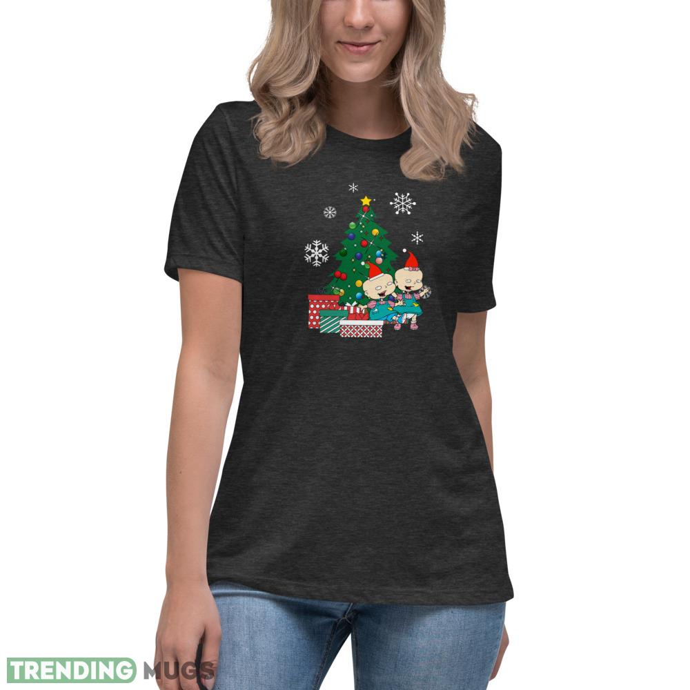 Phil And Lil Rugrats Around The Christmas Tree T Shirt Dark Shirt Phil And Lil Rugrats Around The Christmas Tree T Shirt Dark Shirt