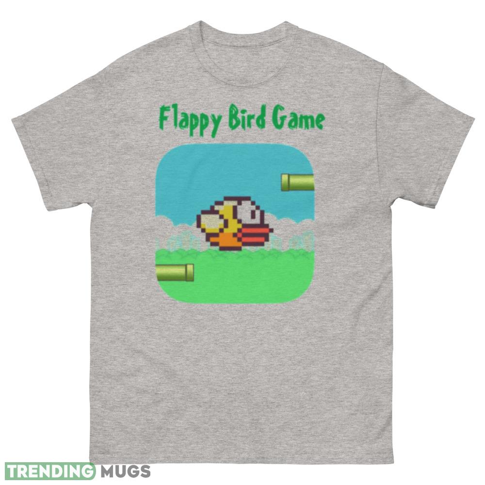 Pixel Art Flappy Bird Game green letter shirt - 500 Men’s Classic Tee Gildan