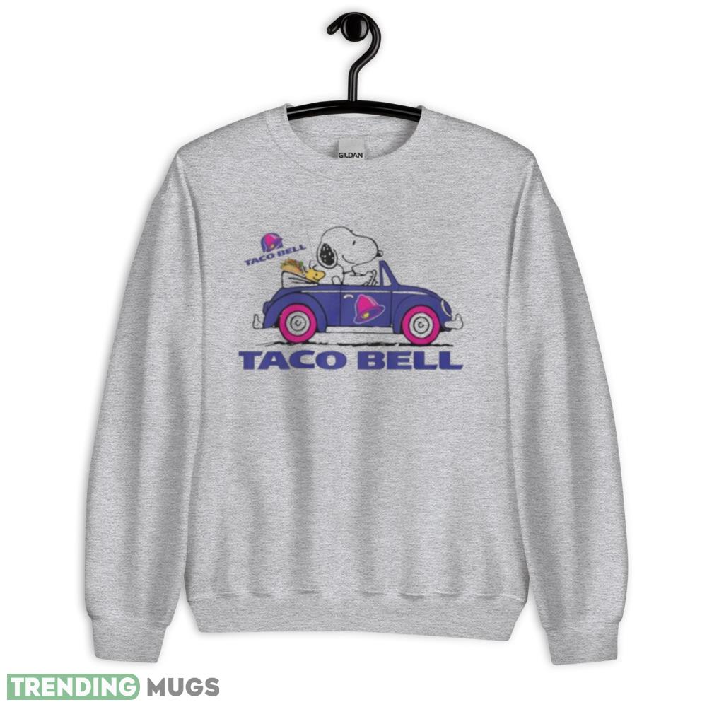 Snoopy Riding Car Taco Bell funny humorous unisex shirt Light Shirt Snoopy Riding Car Taco Bell funny humorous unisex shirt Light Shirt