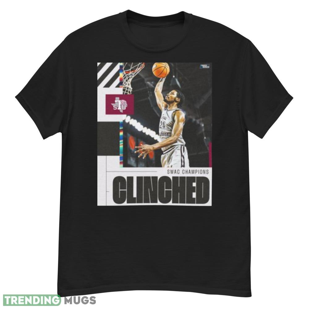 Texas Southern Tigers 2023 NCAA clinched March Madness shirt tshirt Dark Shirt Texas Southern Tigers 2023 NCAA clinched March Madness shirt tshirt Dark Shirt