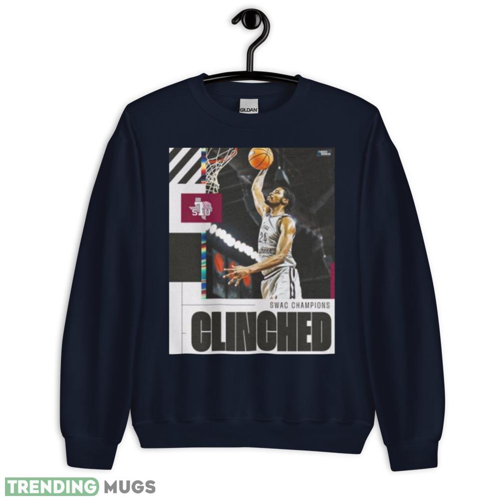 Texas Southern Tigers 2023 NCAA clinched March Madness shirt tshirt Dark Shirt Texas Southern Tigers 2023 NCAA clinched March Madness shirt tshirt Dark Shirt