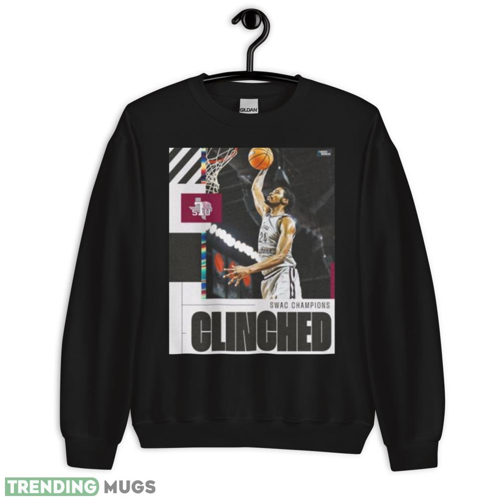 Texas Southern Tigers 2023 NCAA clinched March Madness shirt tshirt Dark Shirt Texas Southern Tigers 2023 NCAA clinched March Madness shirt tshirt Dark Shirt