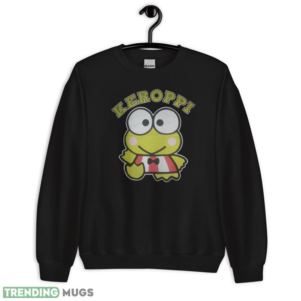 Vintage 1996 Sanrio Keroppi Hello Kitty Cartoon Anime Promo Shirt Dark Shirt Vintage 1996 Sanrio Keroppi Hello Kitty Cartoon Anime Promo Shirt Dark Shirt