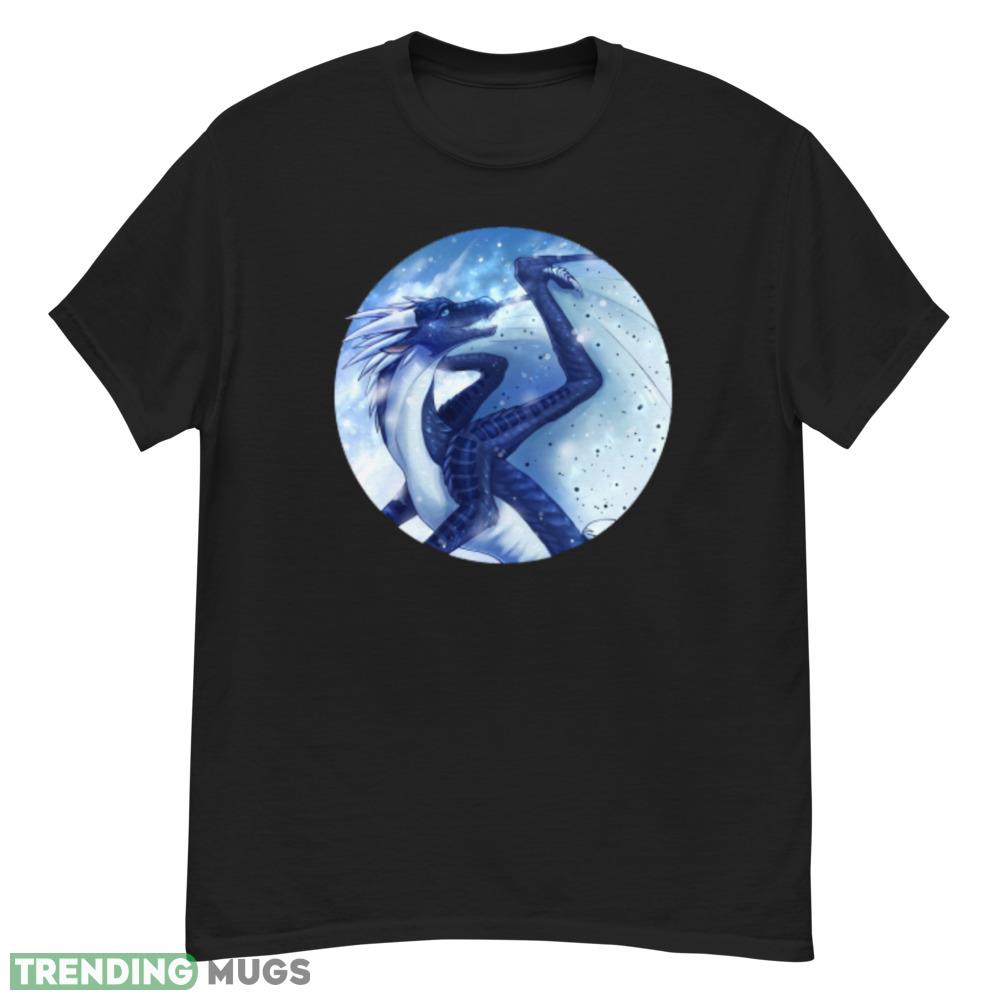 Wings of Fire Whiteout the IceWingNightWing Hybrid T Shirt Dark Shirt Wings of Fire Whiteout the IceWingNightWing Hybrid T Shirt Dark Shirt