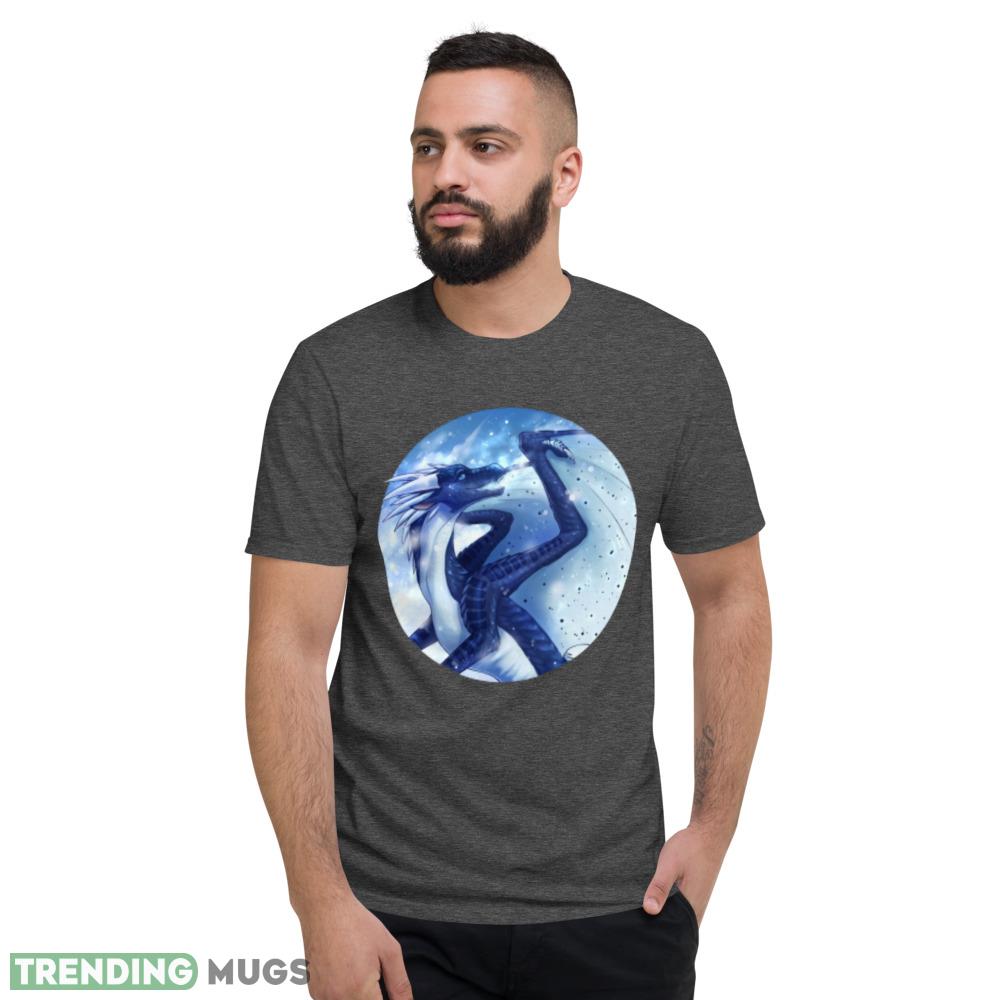 Wings of Fire Whiteout the IceWingNightWing Hybrid T Shirt Dark Shirt Wings of Fire Whiteout the IceWingNightWing Hybrid T Shirt Dark Shirt