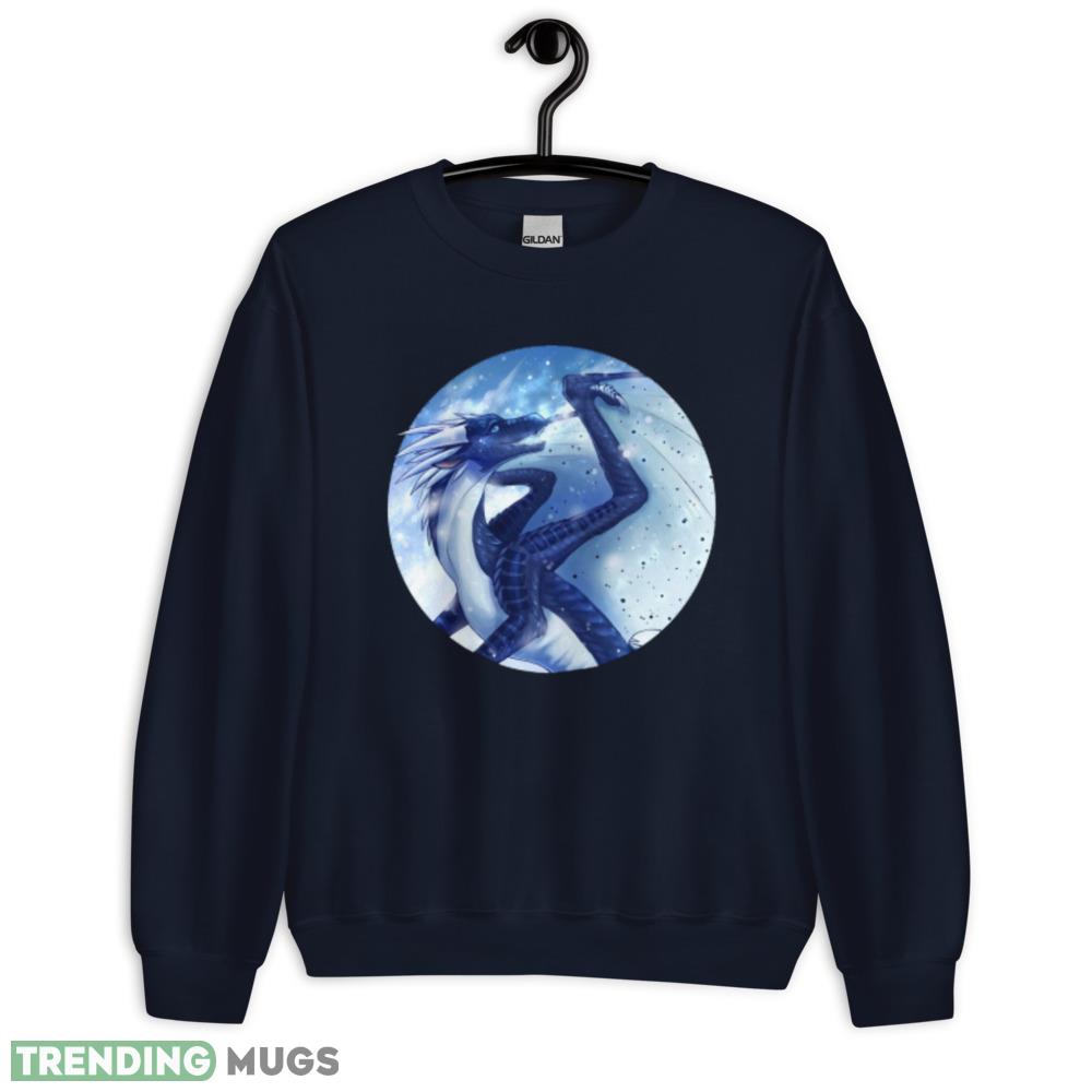 Wings of Fire Whiteout the IceWingNightWing Hybrid T Shirt Dark Shirt Wings of Fire Whiteout the IceWingNightWing Hybrid T Shirt Dark Shirt