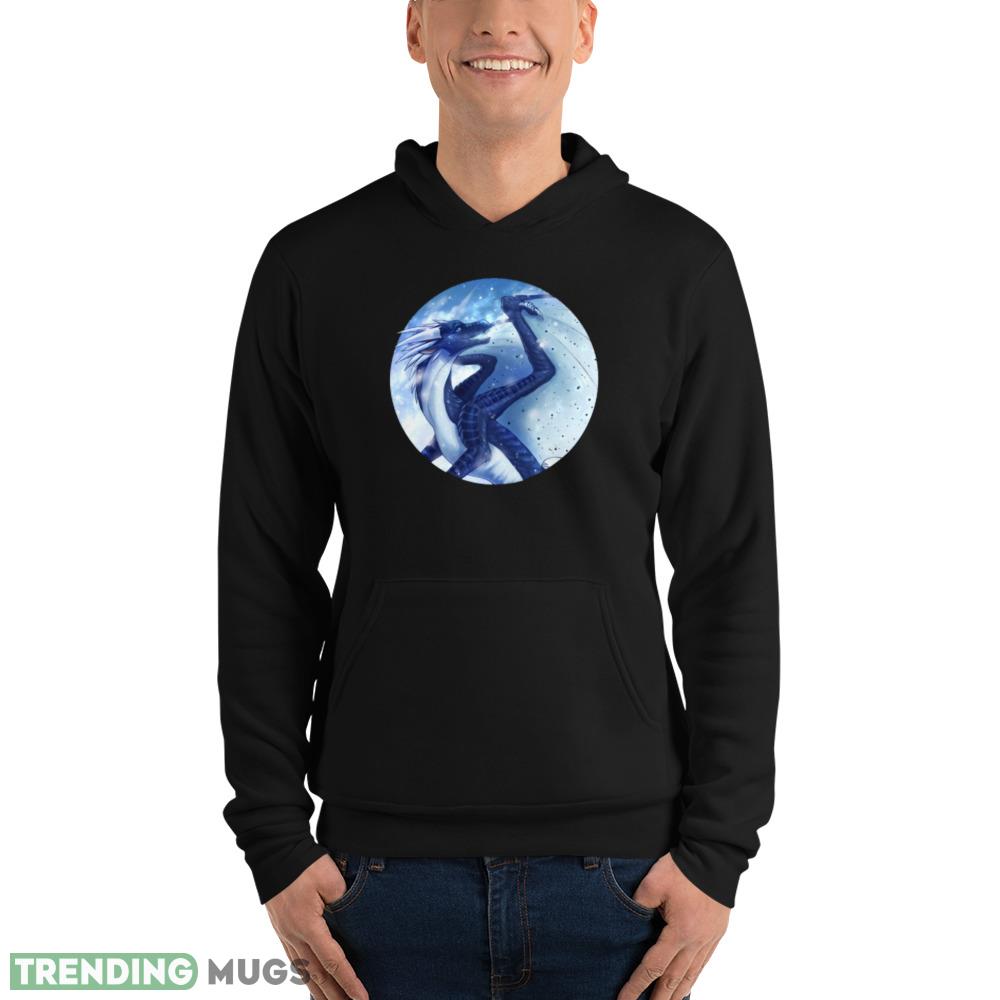 Wings of Fire Whiteout the IceWingNightWing Hybrid T Shirt Dark Shirt Wings of Fire Whiteout the IceWingNightWing Hybrid T Shirt Dark Shirt