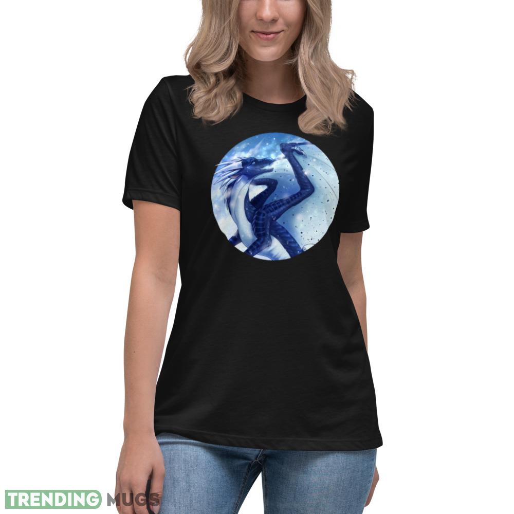 Wings of Fire Whiteout the IceWingNightWing Hybrid T Shirt Dark Shirt Wings of Fire Whiteout the IceWingNightWing Hybrid T Shirt Dark Shirt