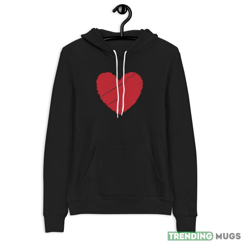 90s Red Heart Design T Shirt Dark Shirt 90s Red Heart Design T Shirt Dark Shirt