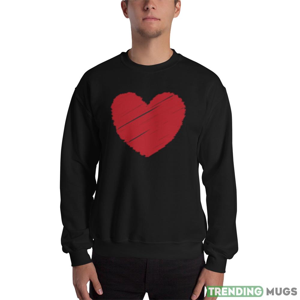 90s Red Heart Design T Shirt - 18000 Unisex Heavy Blend Crewneck Sweatshirt 90s Red Heart Design T Shirt - 18000 Unisex Heavy Blend Crewneck Sweatshirt