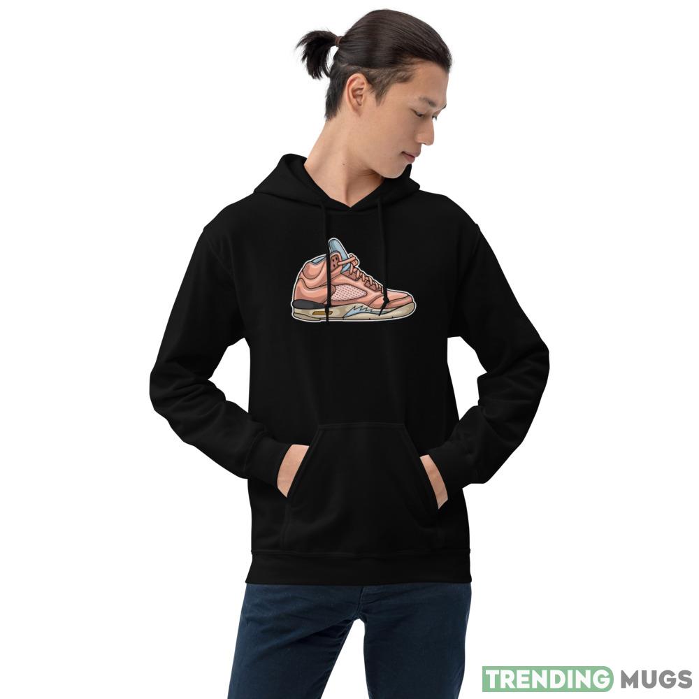 AJ 5 Crimson Bliss Hypebeast Sneaker Design T Shirt Dark Shirt AJ 5 Crimson Bliss Hypebeast Sneaker Design T Shirt Dark Shirt