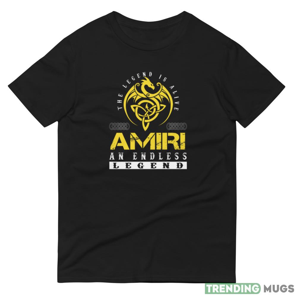 AMIRI Anendless Legend Yellow Crewneck Sweatshirt T Shirts Dark Shirt AMIRI Anendless Legend Yellow Crewneck Sweatshirt T Shirts Dark Shirt