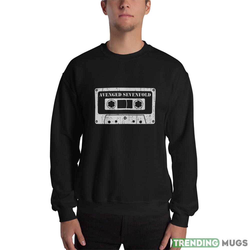 Avenged Sevenfold Vintage Cassette White T Shirt - 18000 Unisex Heavy Blend Crewneck Sweatshirt Avenged Sevenfold Vintage Cassette White T Shirt - 18000 Unisex Heavy Blend Crewneck Sweatshirt