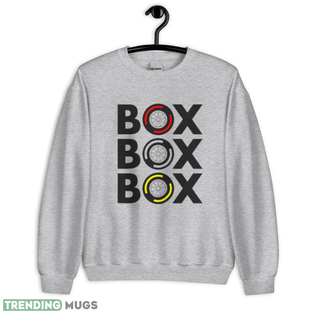 Box Box Box F1 Tyre Compound Design T Shirt Light Shirt Box Box Box F1 Tyre Compound Design T Shirt Light Shirt