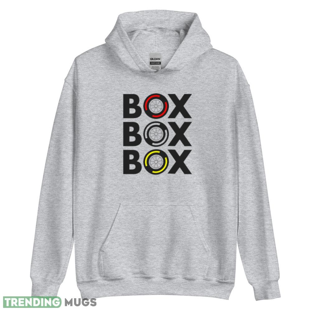 Box Box Box F1 Tyre Compound Design T Shirt Light Shirt Box Box Box F1 Tyre Compound Design T Shirt Light Shirt