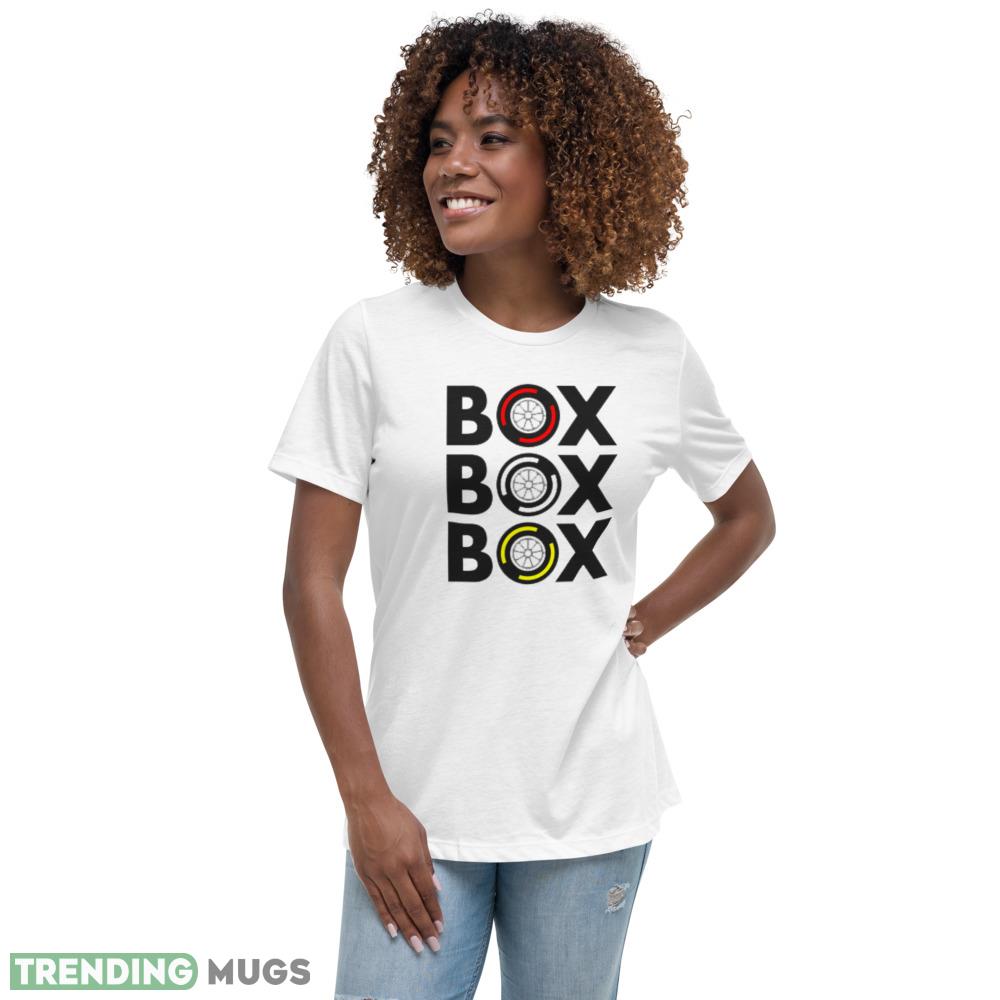 Box Box Box F1 Tyre Compound Design T Shirt Light Shirt Box Box Box F1 Tyre Compound Design T Shirt Light Shirt