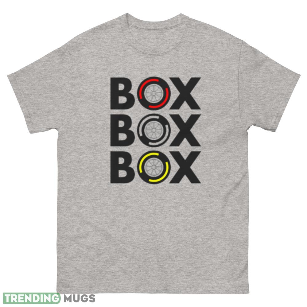 Box Box Box F1 Tyre Compound Design T Shirt - 500 Men’s Classic Tee Gildan Box Box Box F1 Tyre Compound Design T Shirt - 500 Men’s Classic Tee Gildan