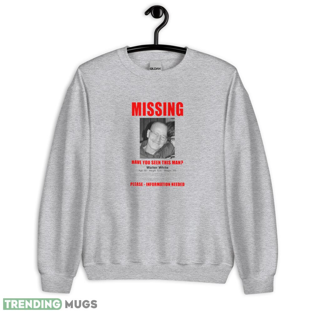 Breaking Bad Missing Sign T Shirt Have you seen this man shirt Light Shirt Breaking Bad Missing Sign T Shirt Have you seen this man shirt Light Shirt
